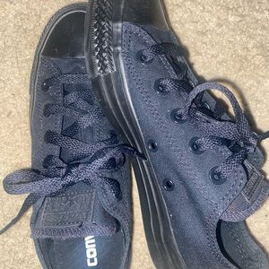 Brand New All Black Converse
